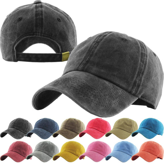 Pigment Dyed Low Profile Cotton Baseball Cap